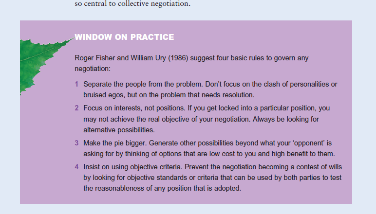 Negotiating with Individuals 9