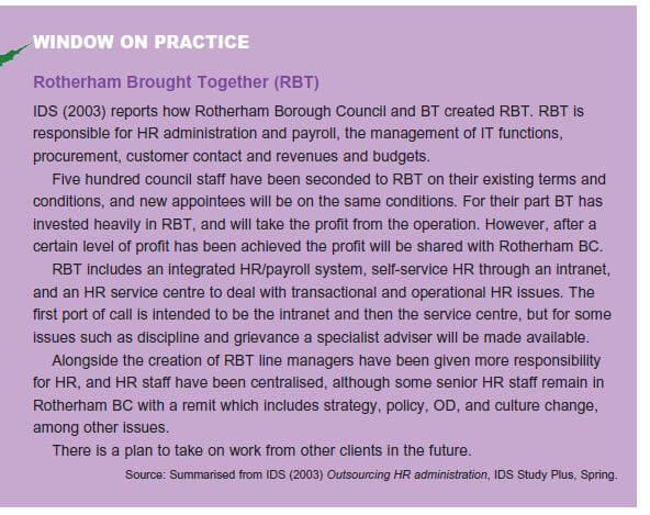 Effective and Efficient HR Provision 13