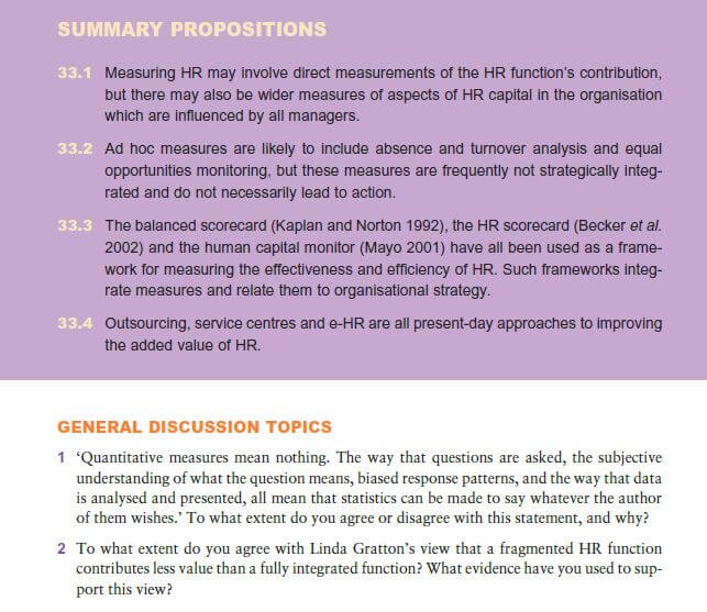 Effective and Efficient HR Provision 16