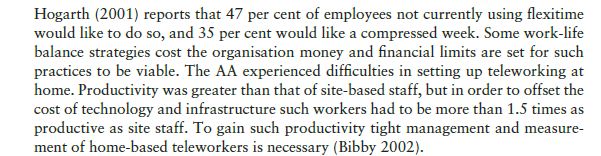 Barriers to, and Problems with, Work-Life Balance 18