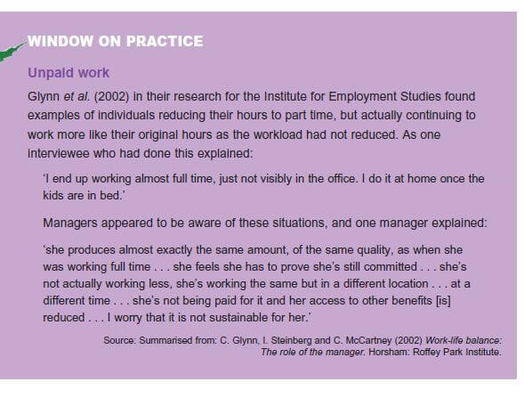 Barriers to, and Problems with, Work-Life Balance 21