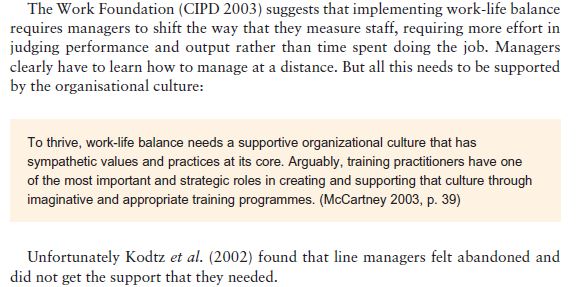 Barriers to, and Problems with, Work-Life Balance 23