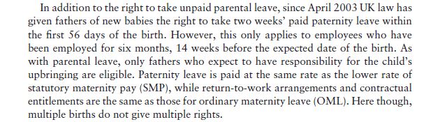 The Legislative Context: Family-Friendly Law 7